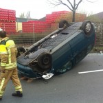 Verkehrsunfall in Coschütz